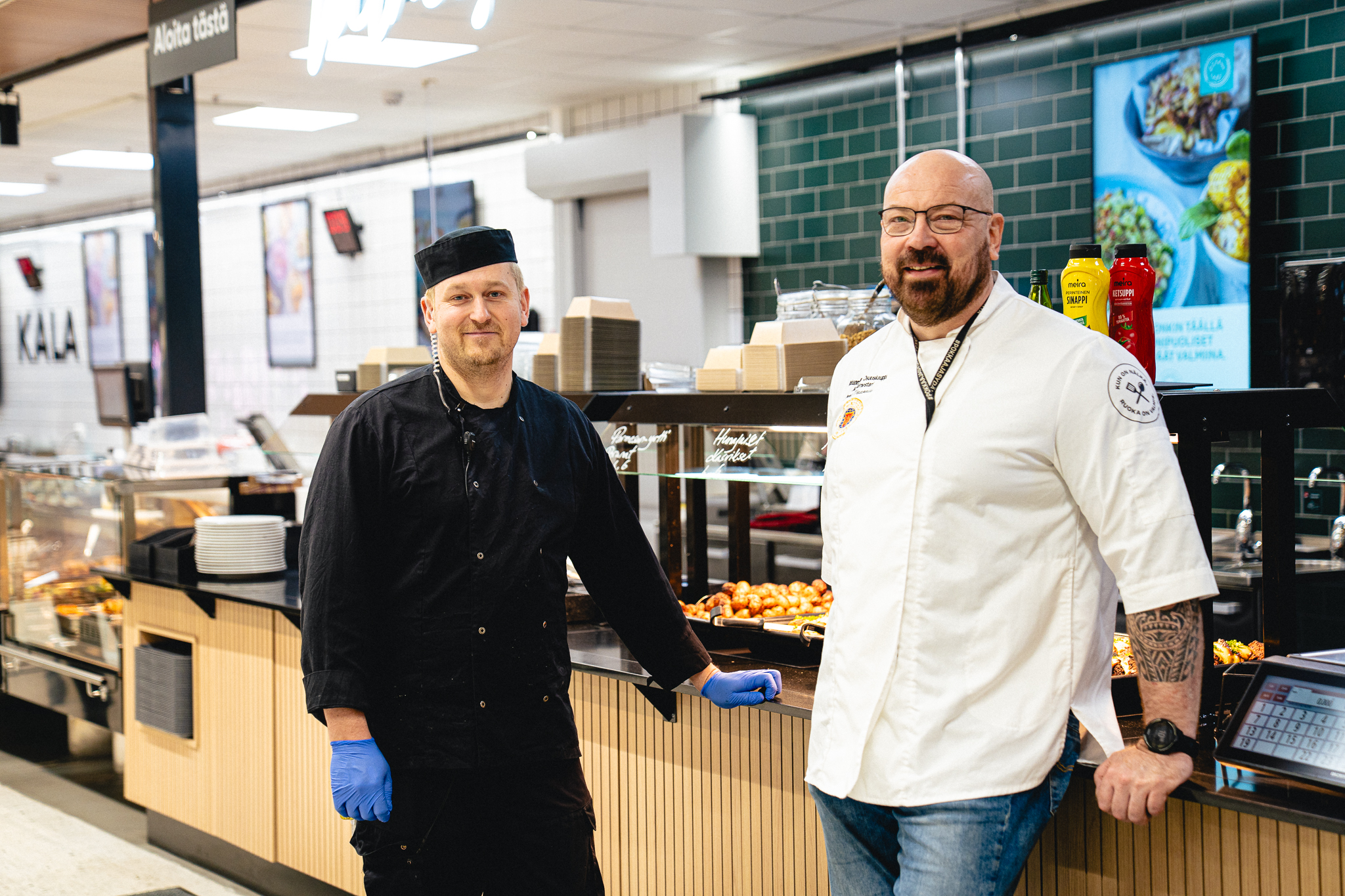 Versatility is the key for changing situations in a store.