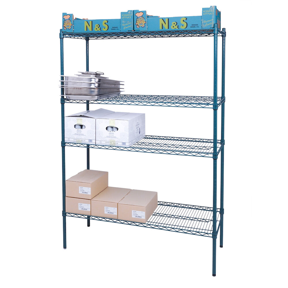 Metos floor wire shelving 122x46x180 cm