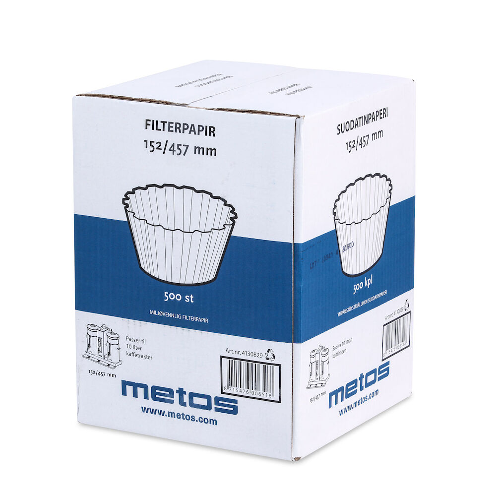 Filter paper Metos CN10e/i, DE10, CE/CI 4-10