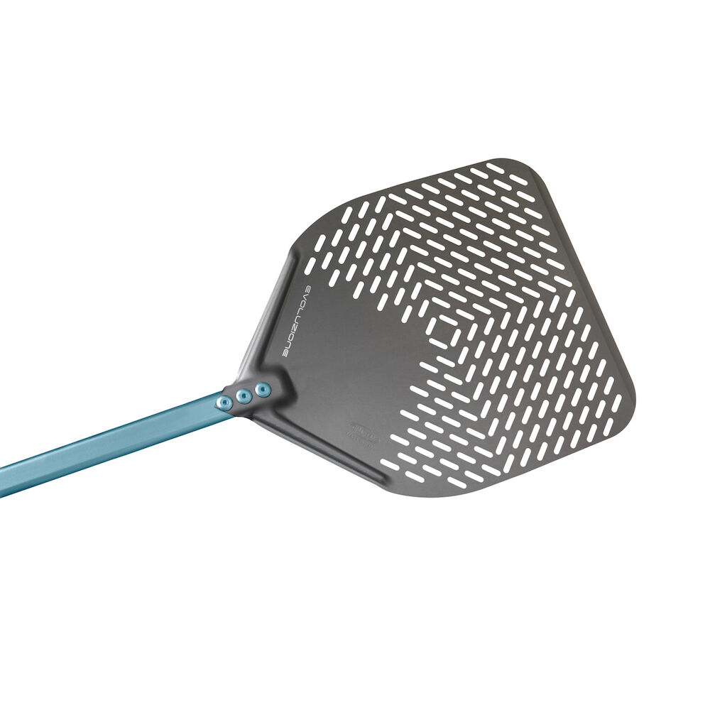 Pizza shovel Metos E-32RF perforated anodized aluminum