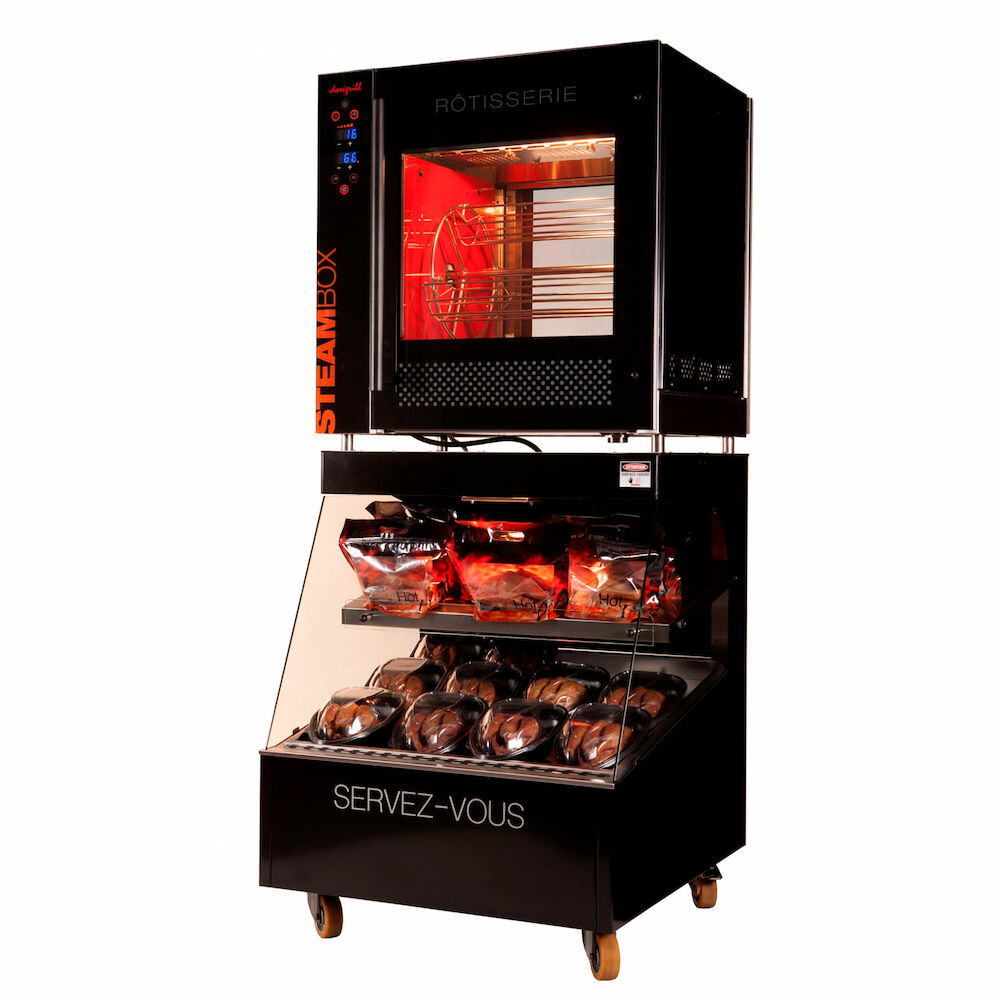 Rotisserie grilis Metos Steambox + ekranas V85LS