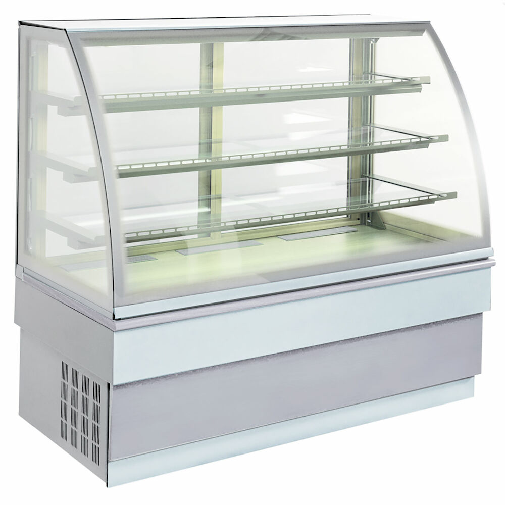 Bakery glass display Metos Georgia Grey N 1500