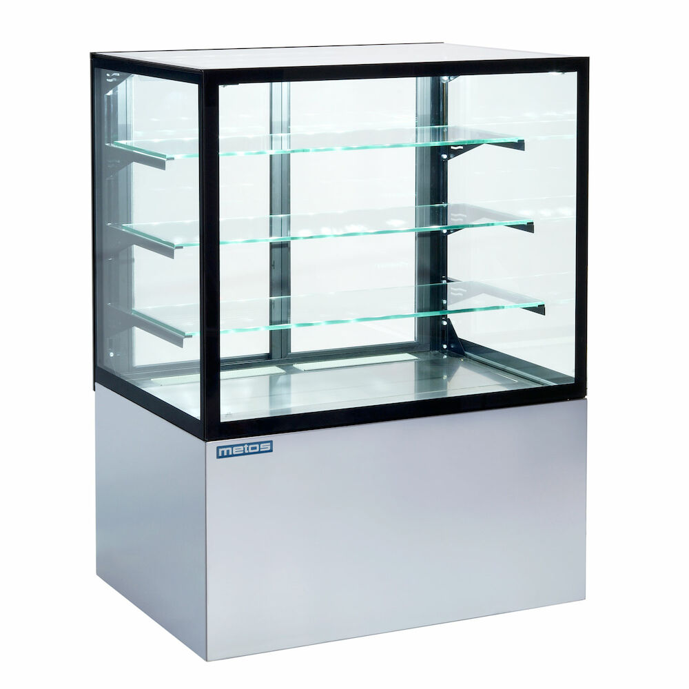 Bakery glass display Metos Cube II 1000, waiter service