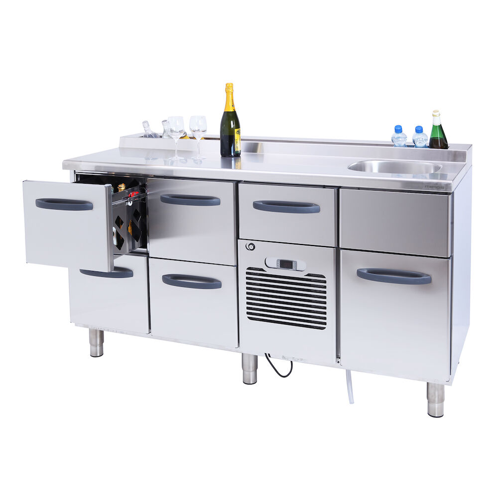 Bar counter Metos Proff2 BA1600-BO2x2-MBO-BO3