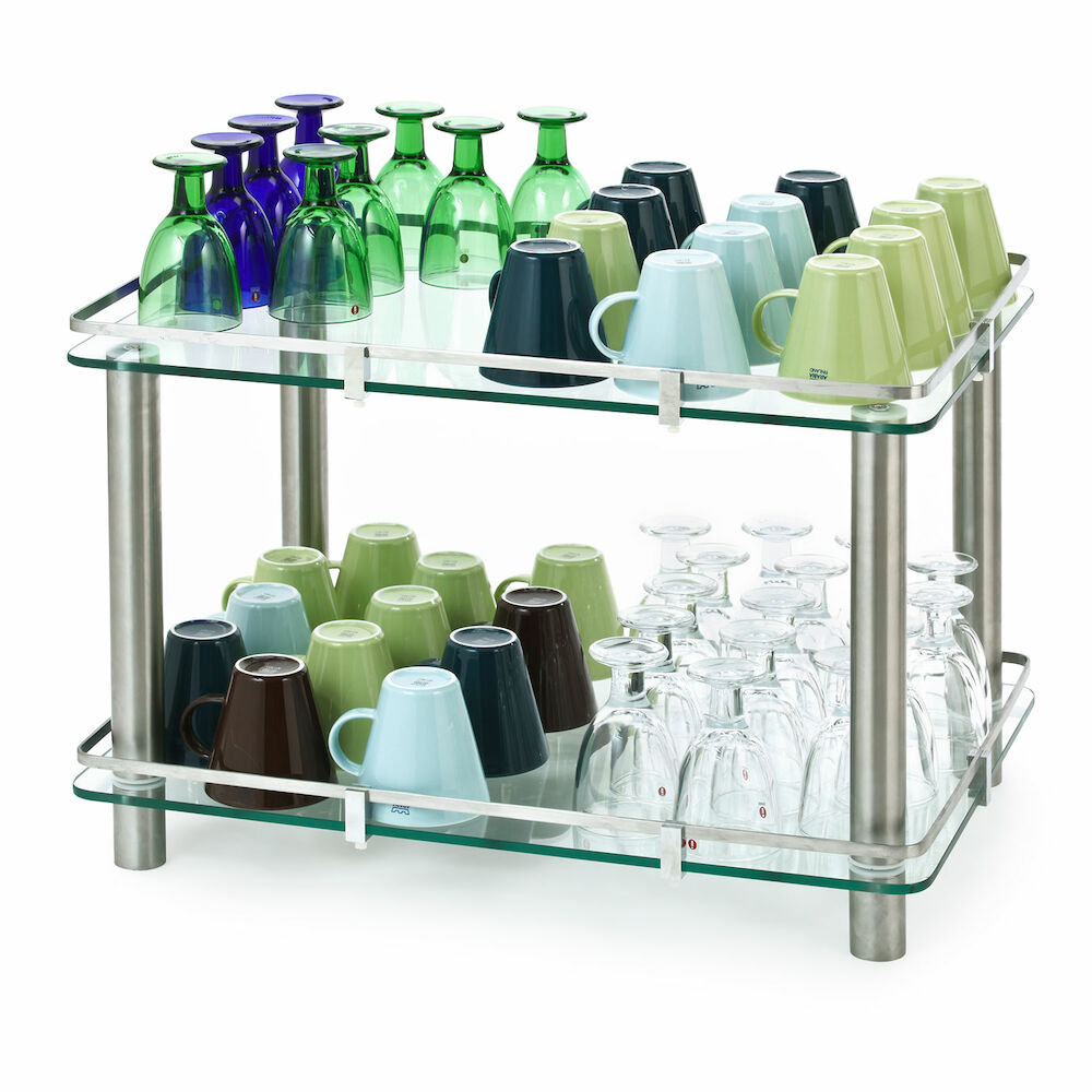 Glass stand, rectangular Metos GSS