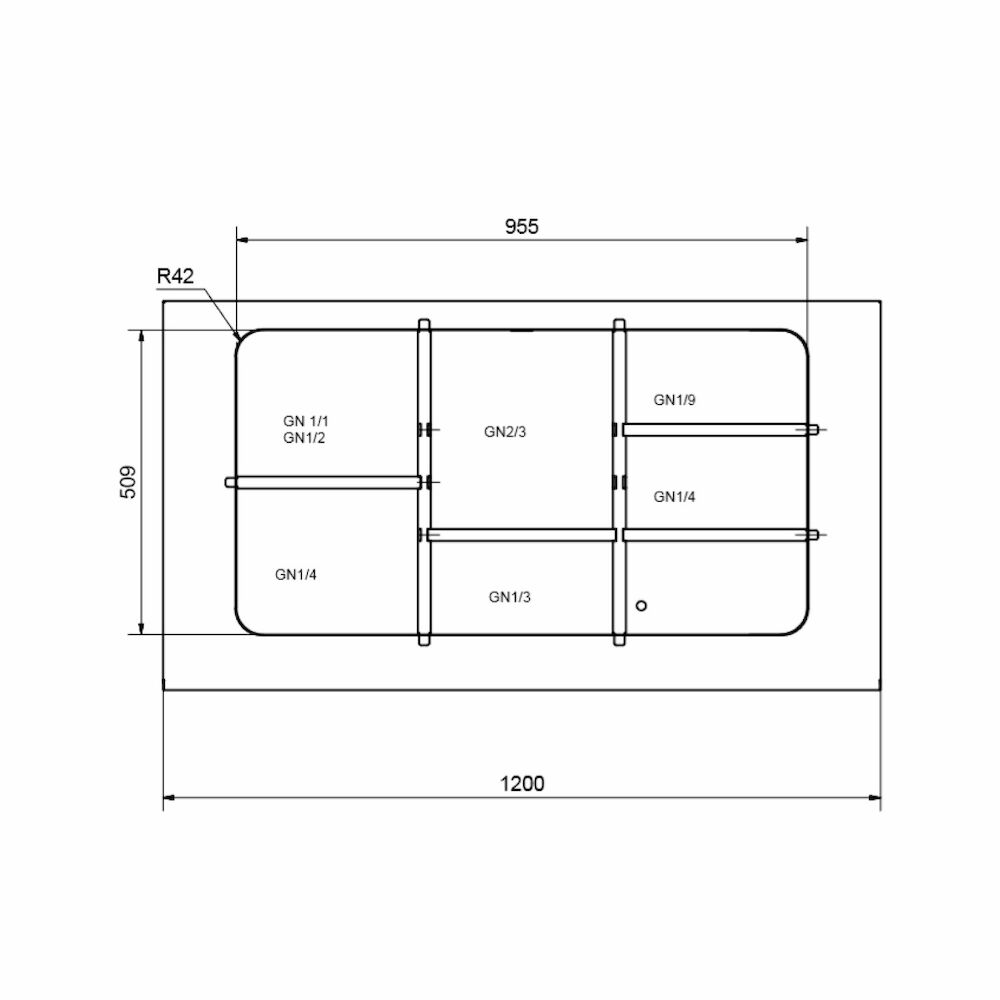 Divider assy GN3/1 Metos BM 1200