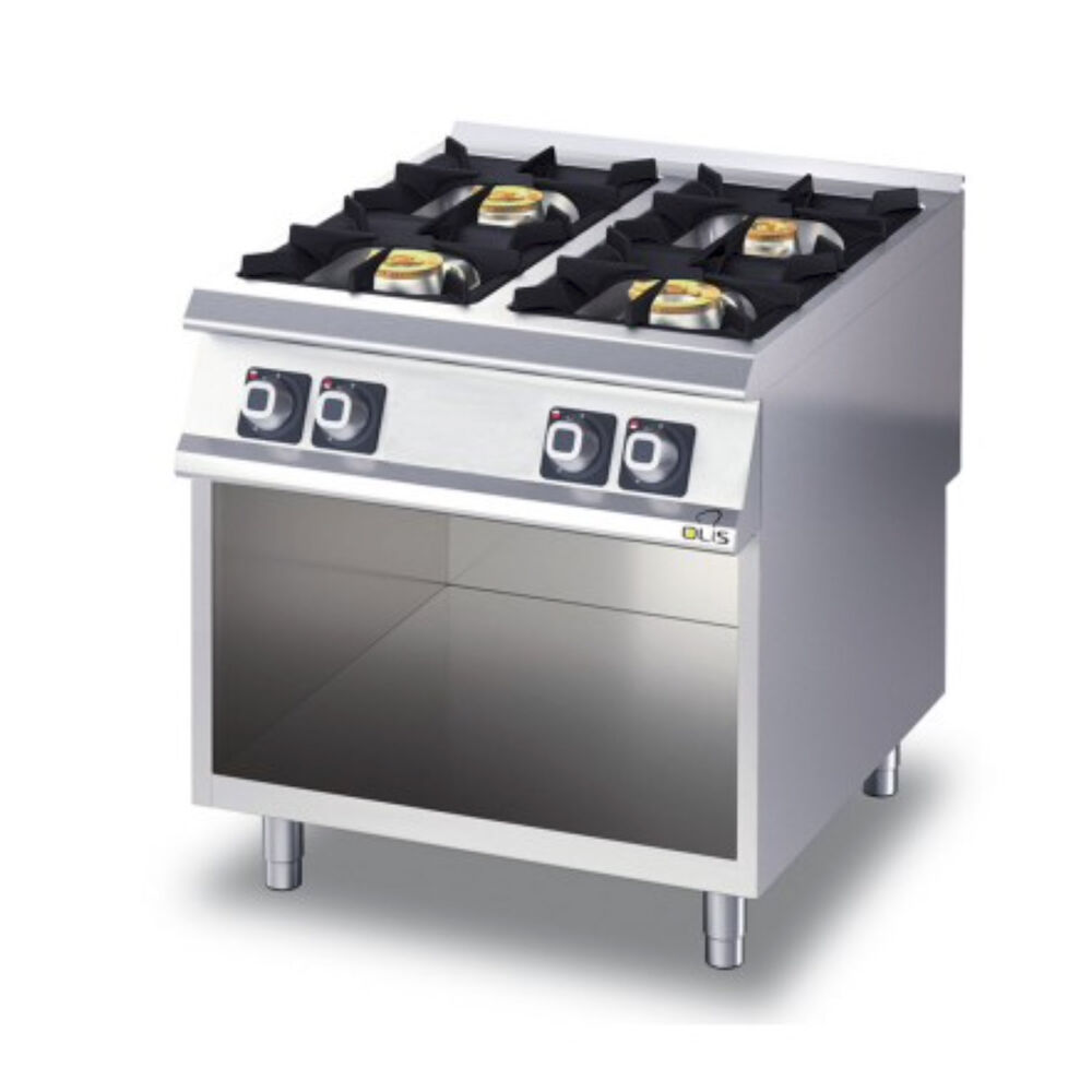 Gas range Metos Diamante D94/10CG with open cupboard