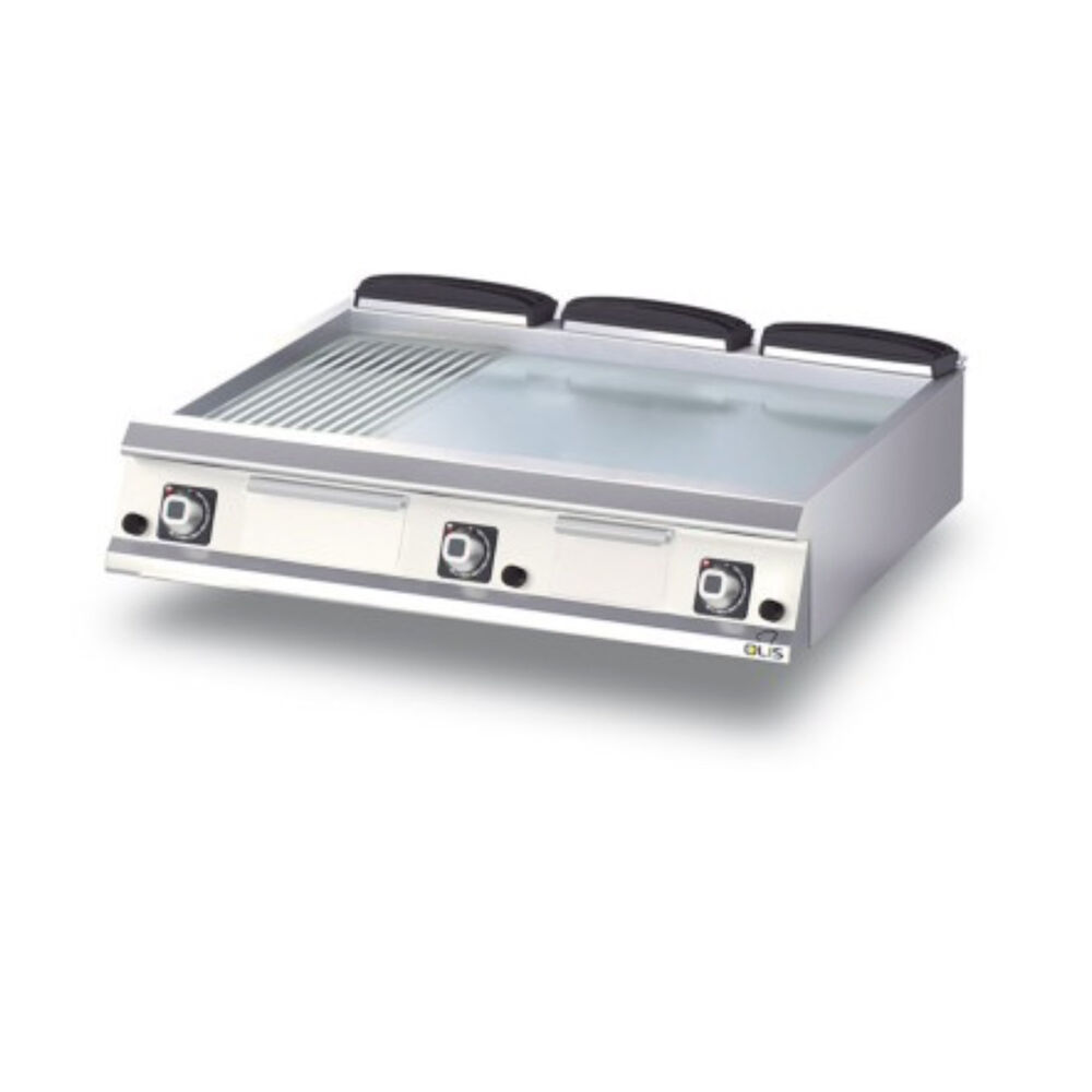 Gas griddle chromium/grooved Metos Diamante D96/10TFTTGC1/3R