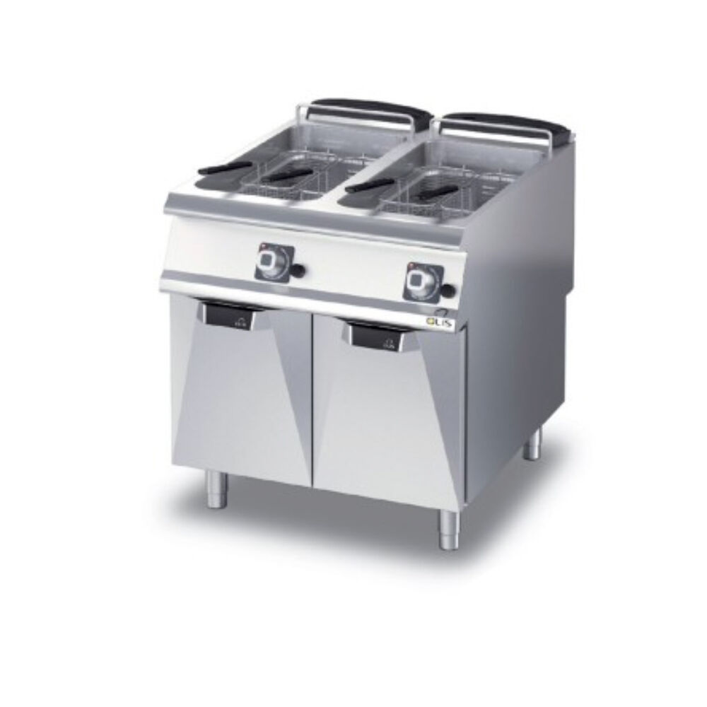 Gas fryer Metos Diamante D9423/10FRG kahdella 23 litran alta