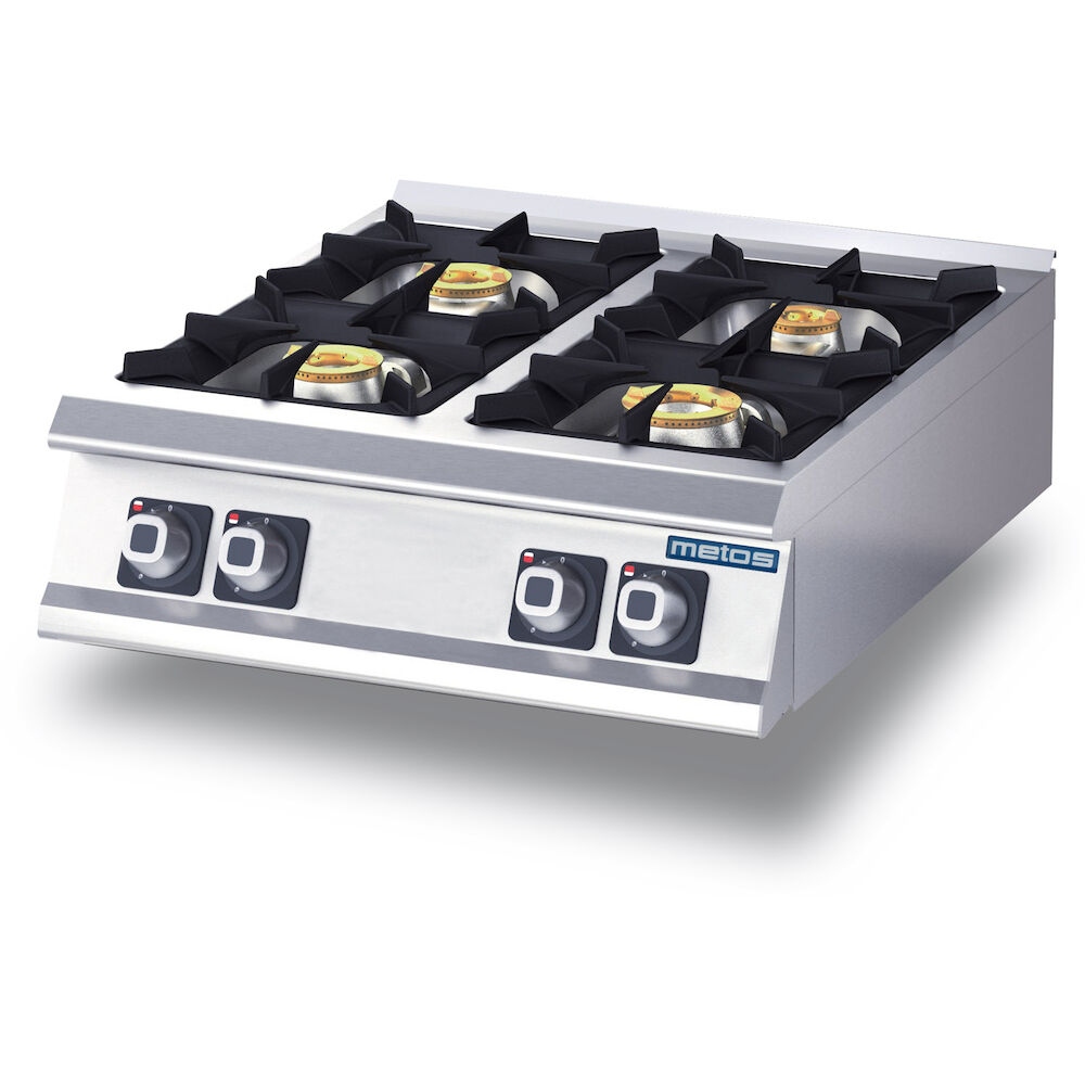 Gas range Metos Diamante D74/10TCG table top model