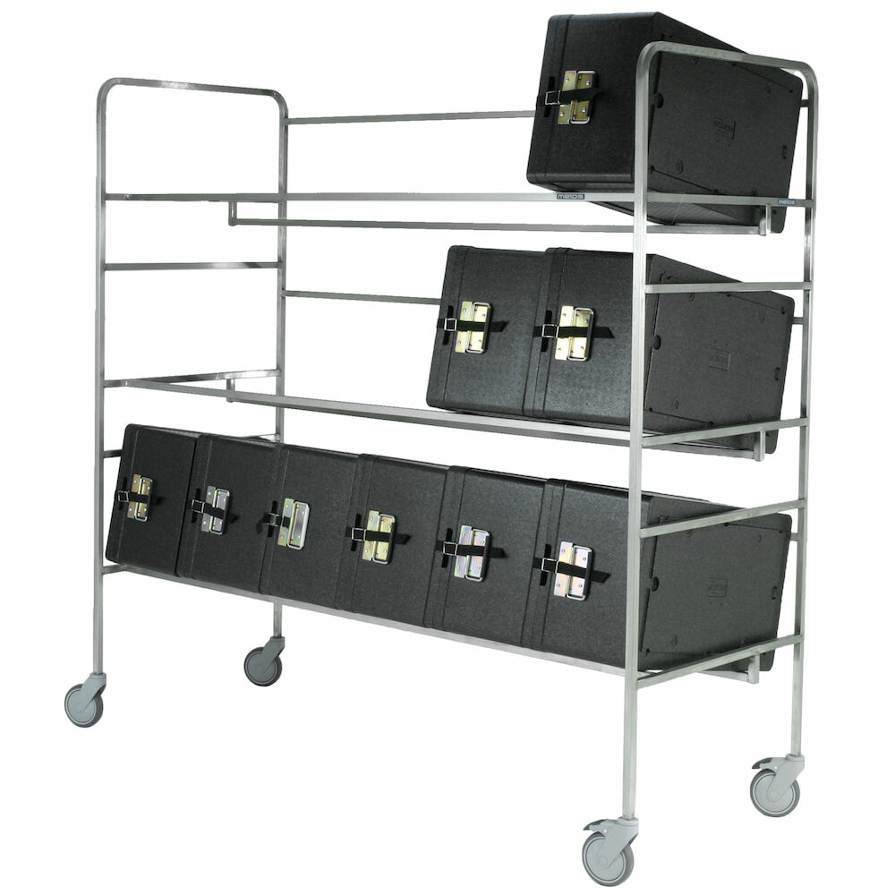 Storing trolley Metos SDT-BB Black boxes 15