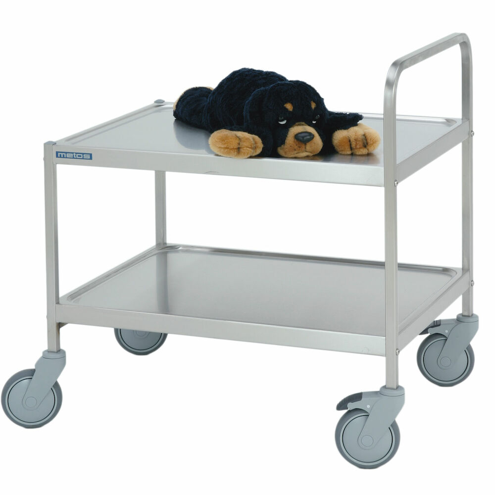 Service trolley Metos SET-75/2 low Flat Pack, 2 tiers