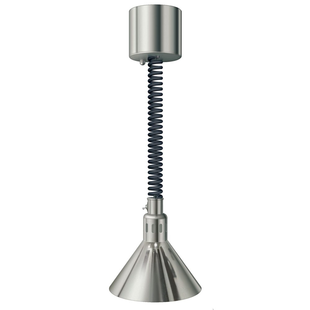 Heating lamp with lift DL775RPL nickel OUTLET